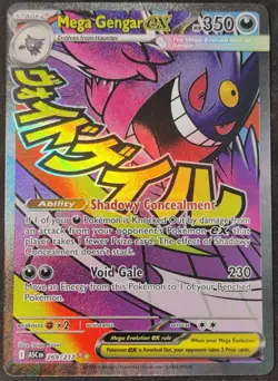 Pokemon TCG - Mega Gengar ex 269/217 - Ascended Heroes - Mega Attack Rare - NM - Image 1
