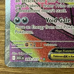 Pokemon TCG Ascended Heroes Mega Gengar Ex 269/217 Holo Mega Attack Rare - Image 5