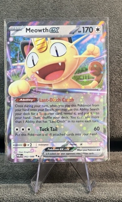 Meowth ex 062/088 Me03: Perfect Order Holo Double Rare Pokemon Card - Image 1