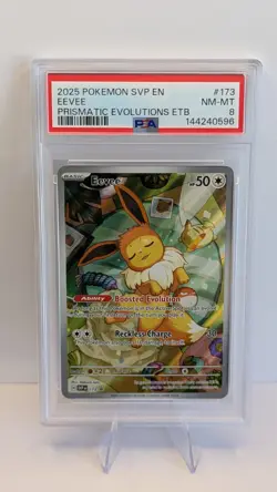Eevee 173 Sv: Scarlet & Violet Promo Cards Holo PSA 8 - Image 1