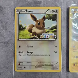 Pokemon Sealed Build A Bear Promo Eevee And Pikachu 63/98 20/108 Cards - Image 2