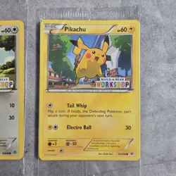 Pokemon Sealed Build A Bear Promo Eevee And Pikachu 63/98 20/108 Cards - Image 3