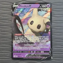Mimikyu V 068/172 Holo Ultra Rare Brilliant Stars Pokemon Card - Image 3