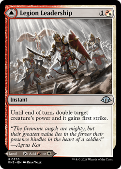 Legion Leadership // Legion Stronghold (REGULAR) x1 - MTG MH3 #255 - Image 1