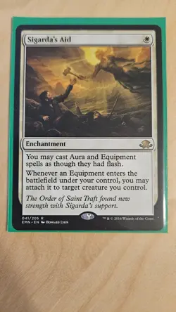 MTG Sigarda's Aid (Eldritch Moon) LP - Image 1