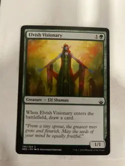 Elvish Visionary - Battlebond - Magic the Gathering MTG Nice! - Image 1
