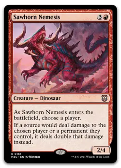 Sawhorn Nemesis #112 (NM) Modern Horizons 3 M3C Magic MTG - Image 1