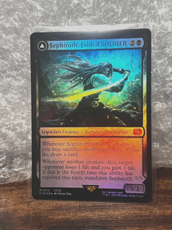 MTG Sephiroth, Fabled Soldier/One-Winged Angel Final Fantasy Regular M 0115 NM - Image 1