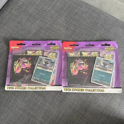Pokemon TCG Ascended Heroes Gastly Tech Sticker Collection x2 Brand New & Sealed - Image 1
