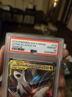 PSA 10 Latias And Latios Gx 113/181 Ultra Rare Pokemon Team Up 2018 TAG TEAM - Image 5