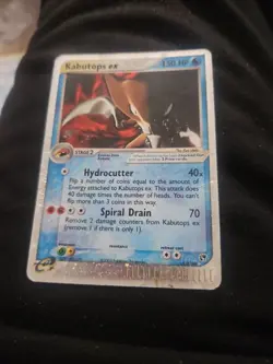 Pokemon Kabutops ex Ultra Rare Holo 97/100 EX Sandstorm 2003 150 HP Damaged - Image 1