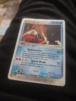 Pokemon Kabutops ex Ultra Rare Holo 97/100 EX Sandstorm 2003 150 HP Damaged - Image 2