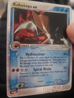 Pokemon Kabutops ex Ultra Rare Holo 97/100 EX Sandstorm 2003 150 HP Damaged - Image 4