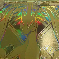 Mega Charizard Y EX 294/217 Gold Hyper Rare, Ascended Heroes, Pokemon TCG (NM) - Image 3