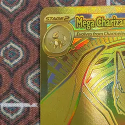 Mega Charizard Y EX 294/217 Gold Hyper Rare, Ascended Heroes, Pokemon TCG (NM) - Image 5