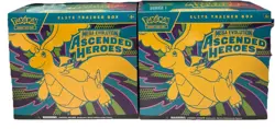2x Ascended Heroes ETB Factory Sealed Pokemon Elite Trainer Box Lot - Image 2