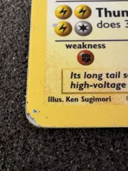 Pokemon TCG Raichu 1999 Base Set Shadowless Holo - Image 2