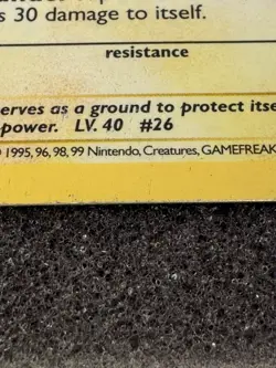 Pokemon TCG Raichu 1999 Base Set Shadowless Holo - Image 3