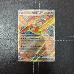 Pokemon TCG - Team Rocket's Moltres ex 031/182 - Destined Rivals NM Double Rare - Image 1