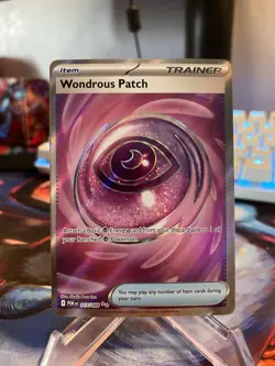 Pokemon Wondrous Patch Trainer Item Foil 117/088 English - Image 1
