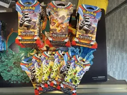 Lot of 36 Pokemon TCG: Obsidian Flames Sleeved Booster Pack - New - Image 1