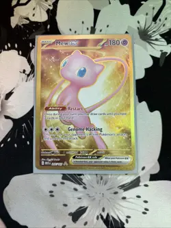 Pokemon TCG Mew EX 151 Gold Metal Scarlet & Violet - Image 1