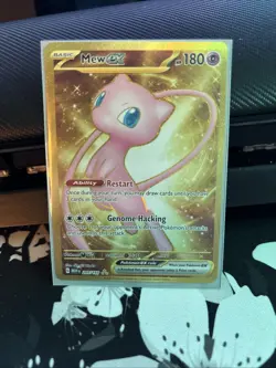 Pokemon TCG Mew EX 151 Gold Metal Scarlet & Violet - Image 2