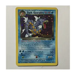Pokemon Dark Gyarados Prerelease Holo Rare Team Rocket 8/82 Unlimited WotC 2000 - Image 1