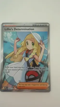 Lillie's Determination SR 169/132 Mega Evolution Pokemon TCG Near Mint NM - Image 2
