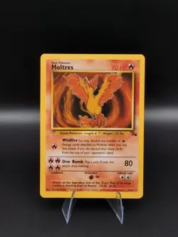 Moltres 27/62 Rare Fossil Pokemon Unlimited NM/LP - Image 1