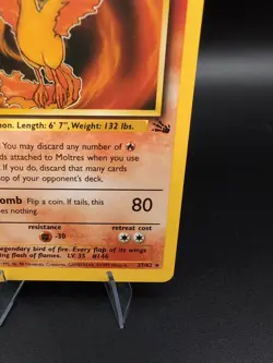 Moltres 27/62 Rare Fossil Pokemon Unlimited NM/LP - Image 4