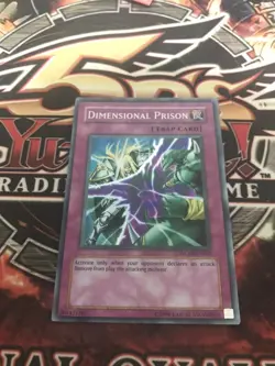 yugioh- Dimensional Prison WC08 Super Rare NM - Image 1