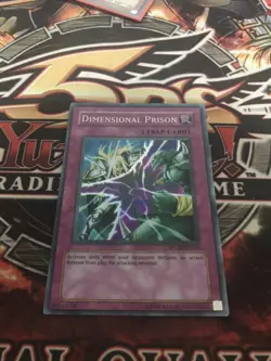 yugioh- Dimensional Prison WC08 Super Rare NM - Image 2