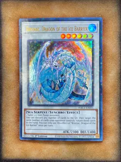 Yugioh Brionac, Dragon of the Ice Barrier HAC1-EN051 Duel Terminal Ultra 1st NM - Image 1