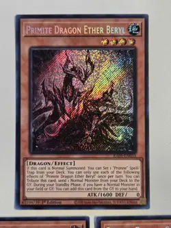 x3 Primite Dragon Ether Beryl RA05-EN033 Secret Rare Yugioh Rarity Collection 5 - Image 2