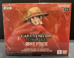 ONE PIECE CARD GAME CARRYING ON HIS WILL OP-13 BOOSTER BOX 24 BUSTE (ENG) BANDAI - Image 1