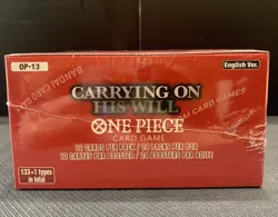 ONE PIECE CARD GAME CARRYING ON HIS WILL OP-13 BOOSTER BOX 24 BUSTE (ENG) BANDAI - Image 5