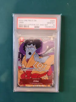 Jinbe PSA 10 Card One Piece ST10-005 English Version 1st Anniversary Set - Image 3