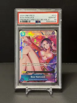 One Piece 2024 Boa Hancock Premium Card Collection ST03-013 Vol.2 PSA 10 - Image 1