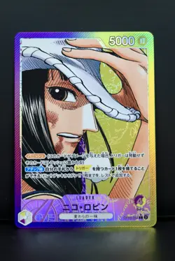 One Piece Nico Robin OP09-062 L Leader Alternate Alt Art Japanese Near Mint NM - Image 1