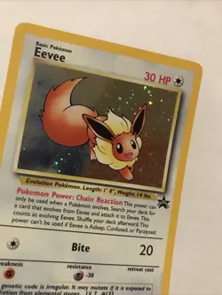 Pokemon Eevee Wizards Black Star Promo 11 Holo Card - Image 2
