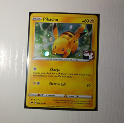 Pokemon TCG Pikachu Holo 2020 Card Lot - including sleeve - Image 1