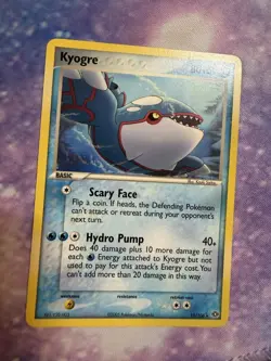 Kyogre 15/106 EX Emerald Rare NM Pokemon Card - Image 1
