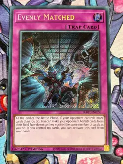 Evenly Matched RA01-EN074 ULTRA RARE YuGiOh Card - Image 1