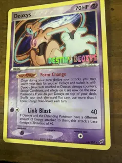 Pokemon Destiny Deoxys 2005 Promo Foil Stamped Trading Card 16/107 TCG LP - Image 4