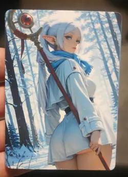 Girl # 138 Oppai Goddess Story Full Art Glossy Anime Trading Card Waifu TCG ACG - Image 1