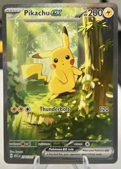Pokemon Pikachu ex Special Illustration Rare Holo 276/217 200 HP Electric Card - Image 1