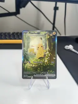 Pokemon Pikachu ex Special Illustration Rare Holo 276/217 200 HP Electric Card - Image 3