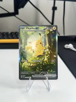 Pokemon Pikachu ex Special Illustration Rare Holo 276/217 200 HP Electric Card - Image 4