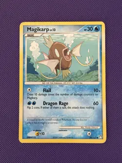 Magikarp 89/123 Mysterious Treasures Regular Common 2007 Pokemon TCG Card LP - Image 1